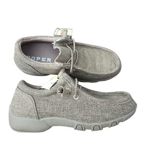 Roper Women's Western Chukka Casual Tan Shoes 5